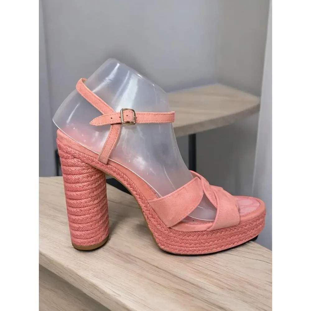 Coach C2314 Talina Platform Sandal Size 9.5B
